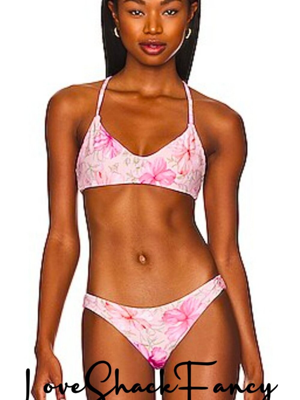 Loveshackfancy x Hurley Reversible Hibiscus Floral Bikini